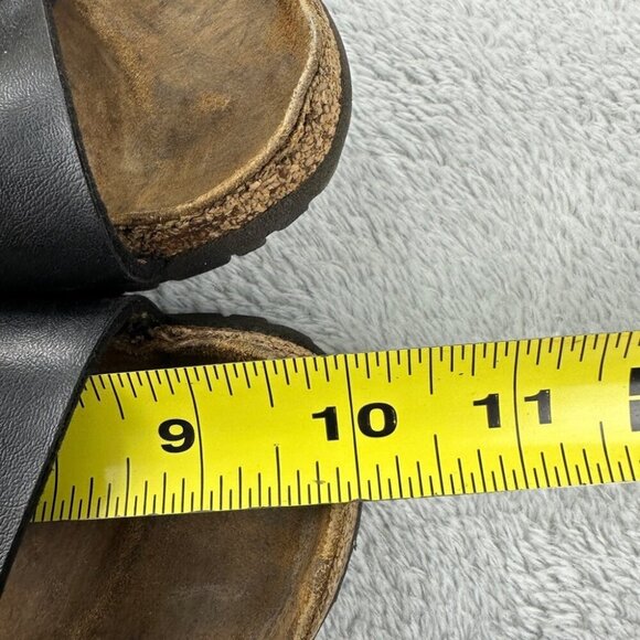 Birkenstock Madrid Black Leather Sandals Women’s Size 40 EU - Picture 11 of 12